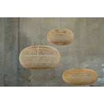 Wholly Rotan Hanglamp - Natuurlijke Bol - 60x60x40 cm - Armaturen Los Lampenkap Bazar Bizar Living 