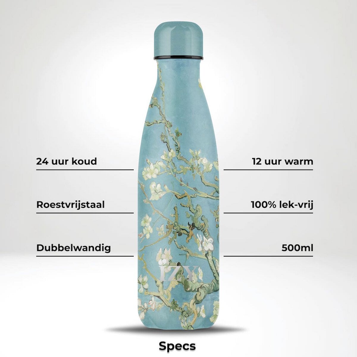 IZY Bottle - Amandelbloesem 500ML Van Gogh Collectie Thermosfles IZY Bottles 